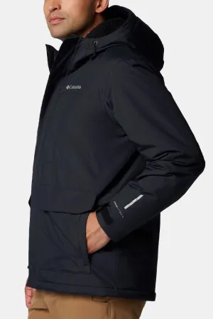 Columbia Landroamer™ Sherpa Lined Waterproof Hooded Jacket (Black)