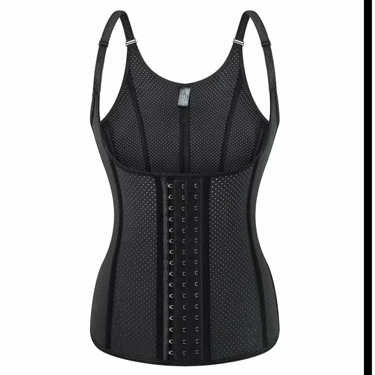 12 steel bone Breathable Latex Corset Vest Waist Trainer