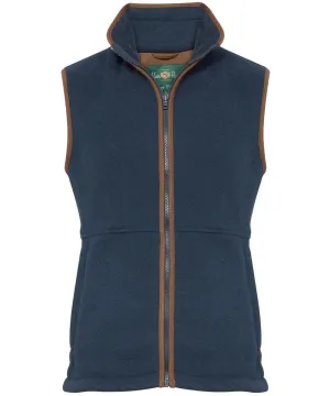 ALAN PAINE Aylsham Mens Fleece Gilet - Blue Steel