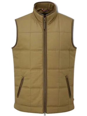 ALAN PAINE Kexby Mens Gilet - Tan