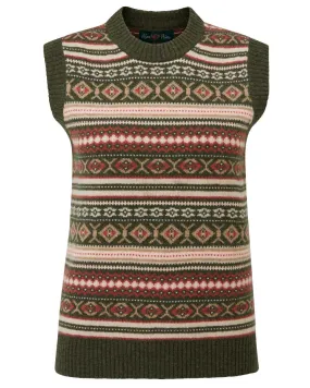 Alan Paine Ladies Amelia Fair Isle Crew Neck Jumper