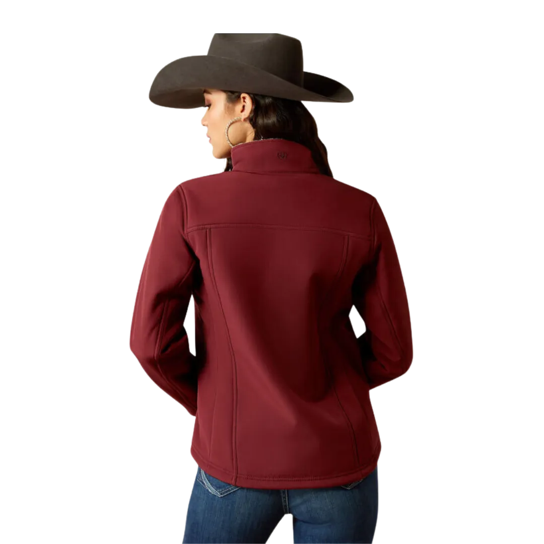 Ariat Women's Berber Back Softshell Tawny Port Jacket