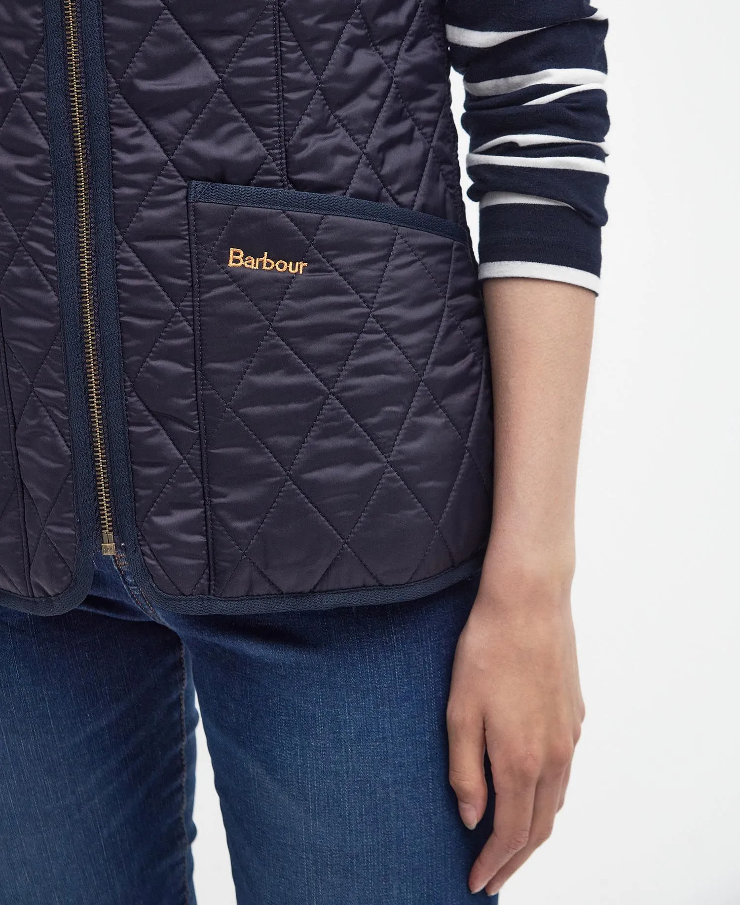 Barbour Fleece Betty Liner Vest - Navy