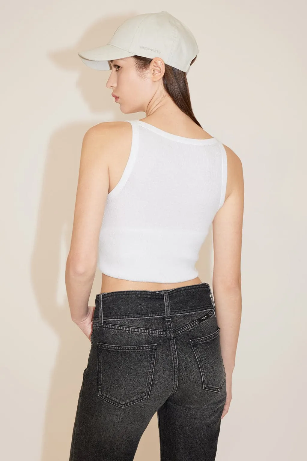 Basic White Vest With Logo