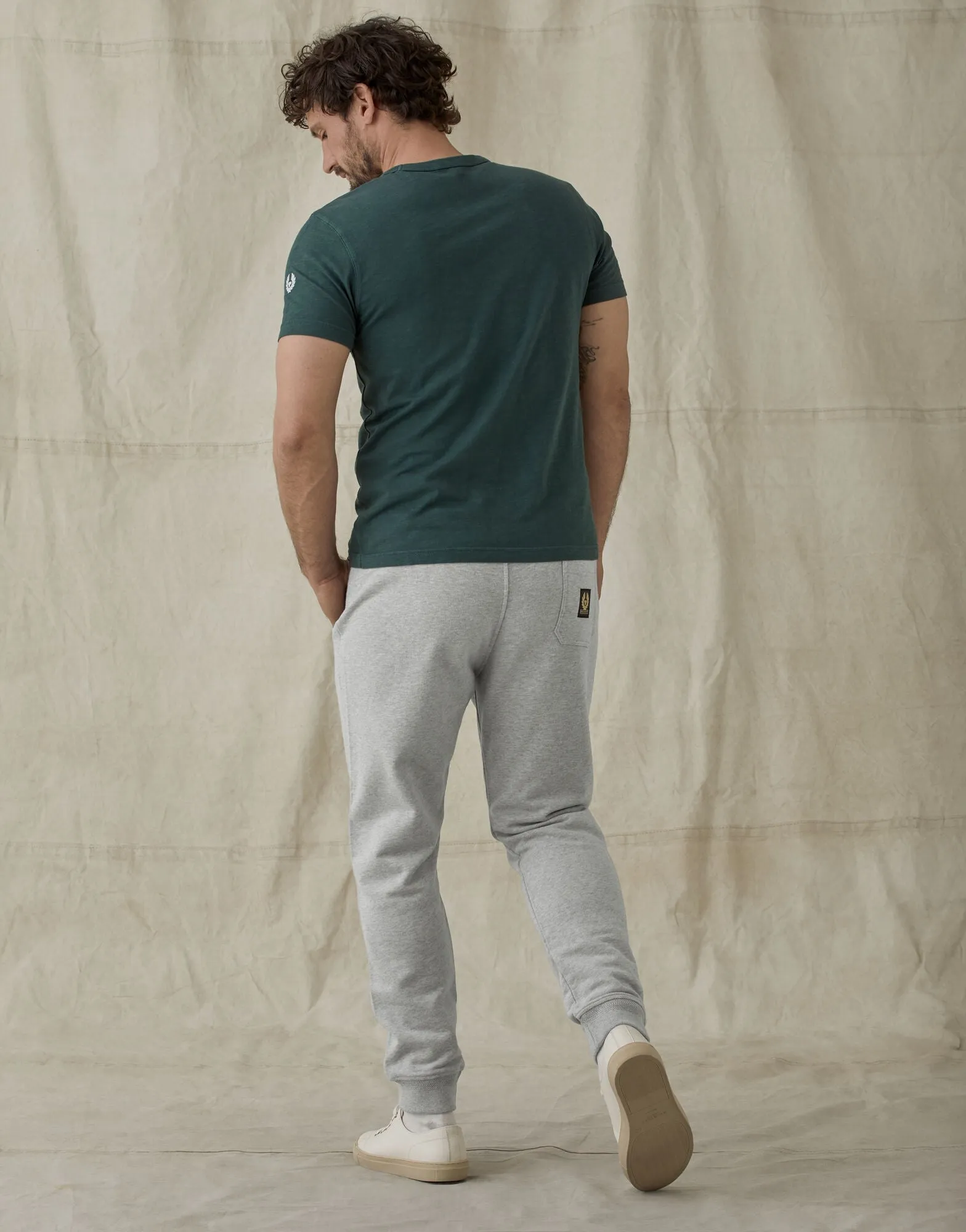 Belstaff Classic Sweatpant in Grey Melange