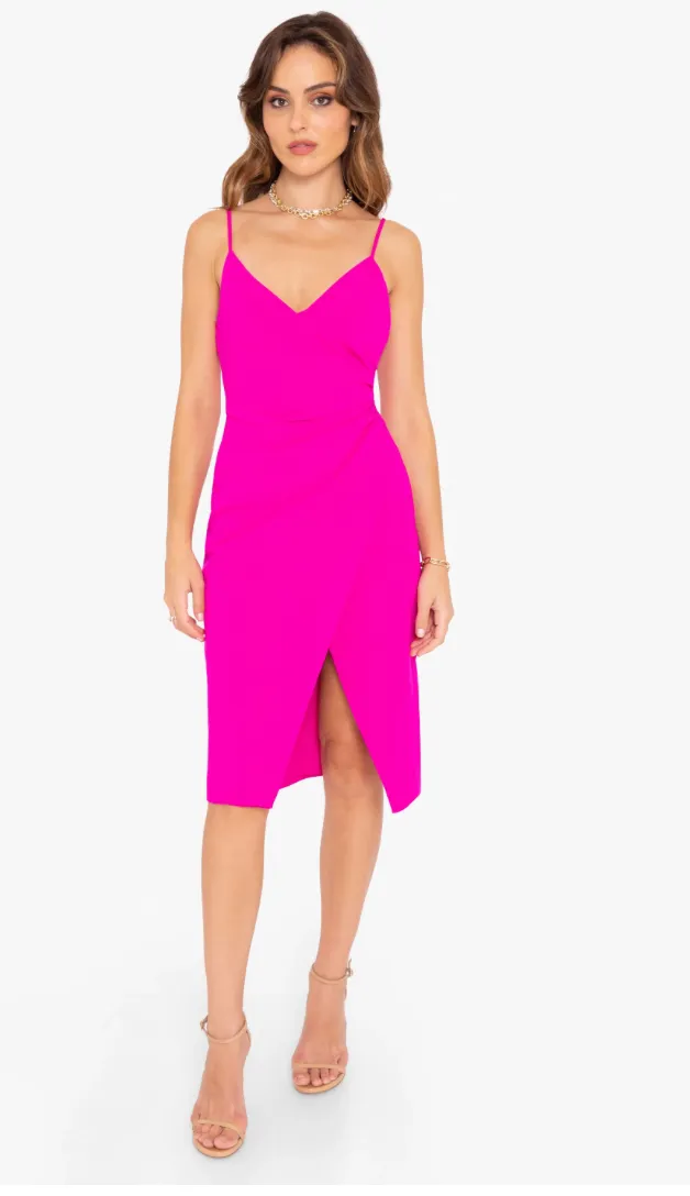 Black Halo Bowery Sheath Dress Pink