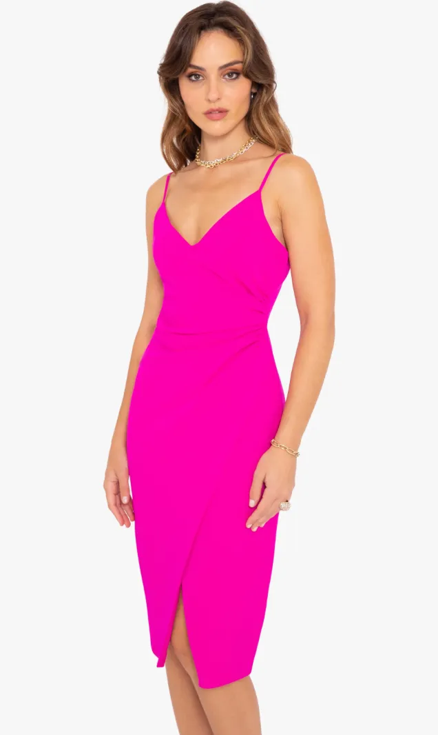 Black Halo Bowery Sheath Dress Pink