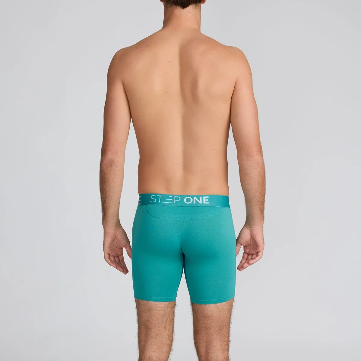 Boxer Brief Fly - Green Slate