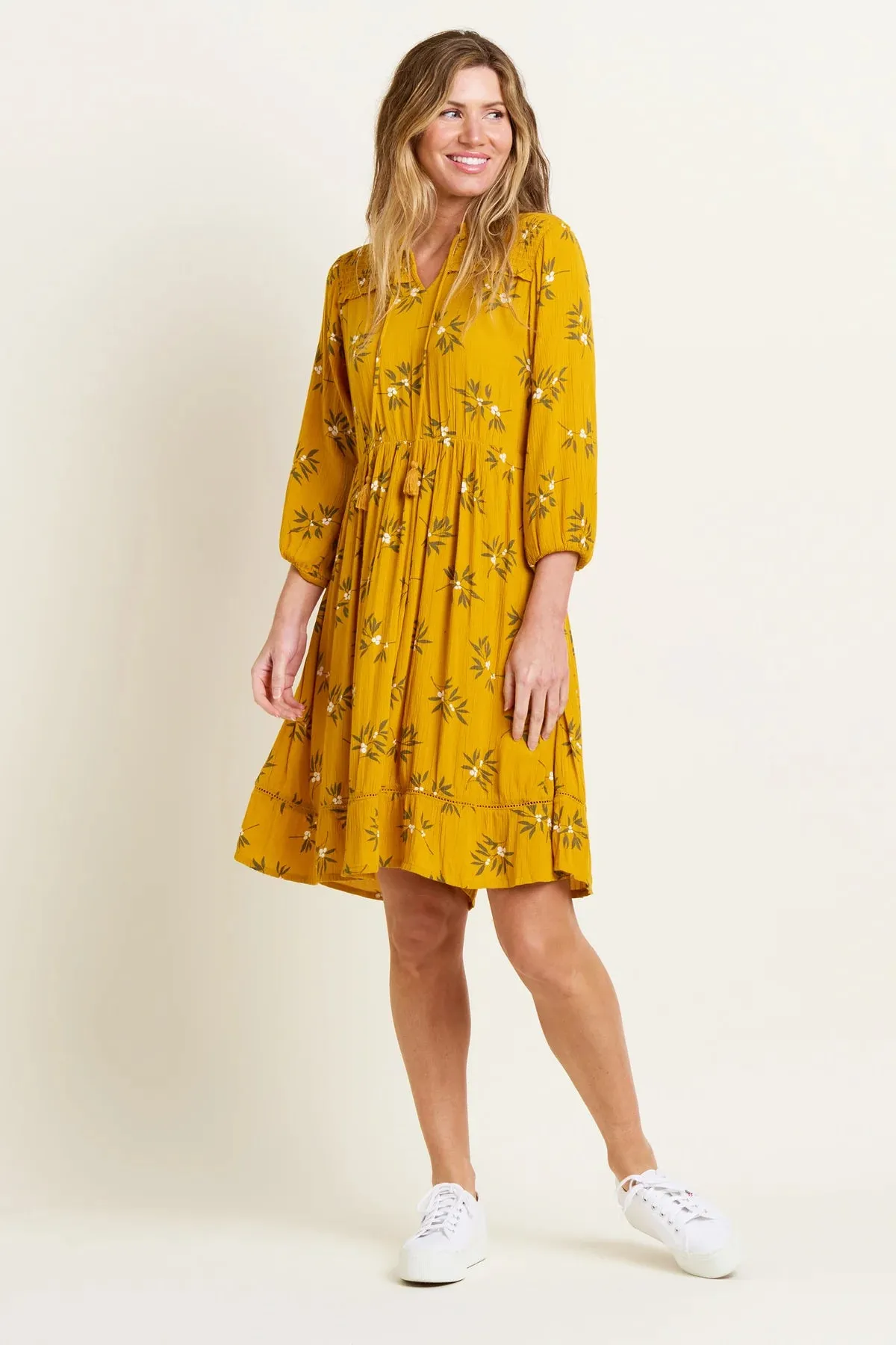 Brakeburn Berry Dress Yellow