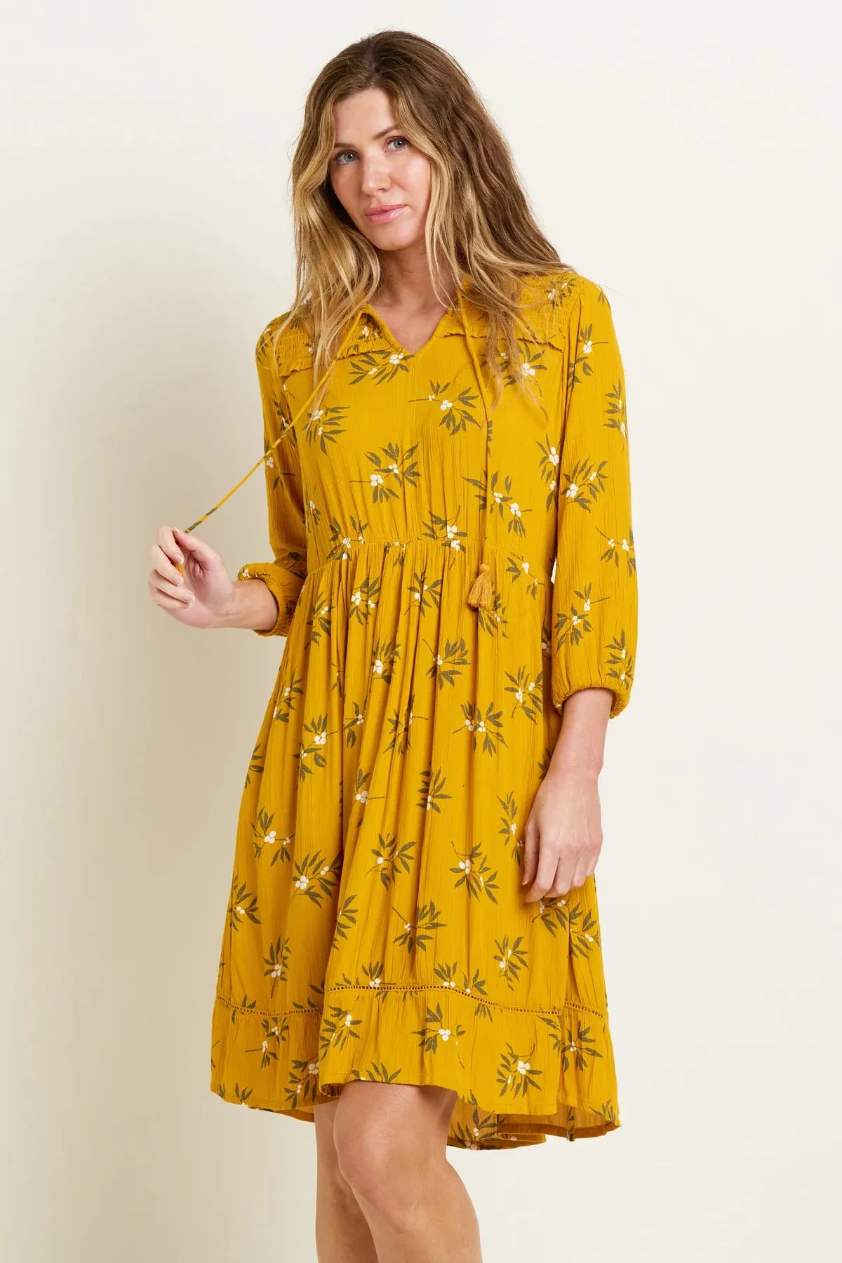 Brakeburn Berry Dress Yellow