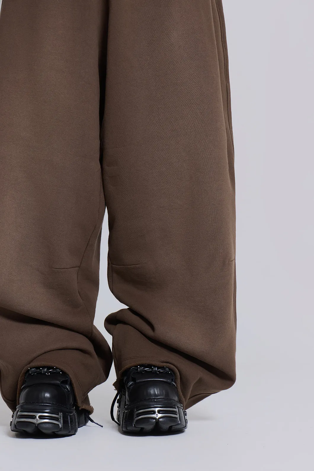 Brown Baggy Monster Joggers