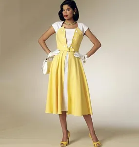 Butterick Pattern B6211 Misses Dress & Belt