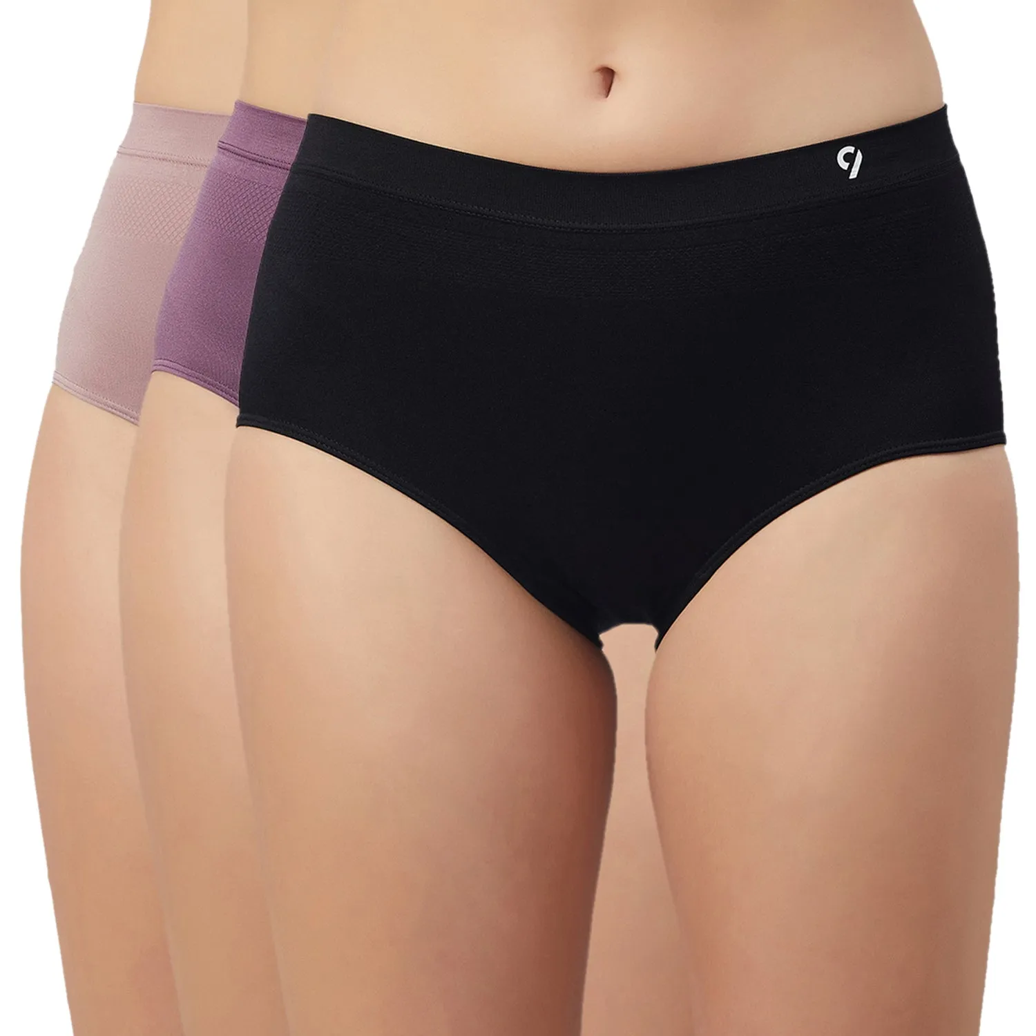 C9 AIRWEAR Solid Hipster Briefs for Women - Packs of 5