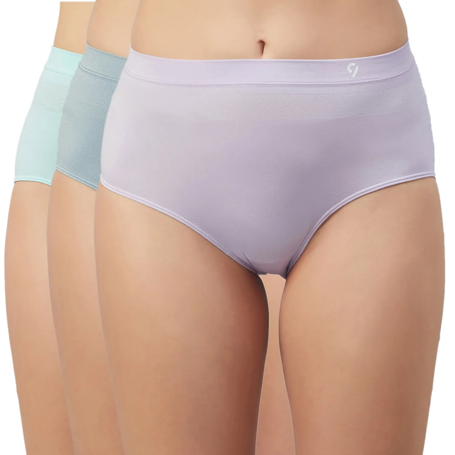 C9 AIRWEAR Solid Hipster Briefs for Women - Packs of 5