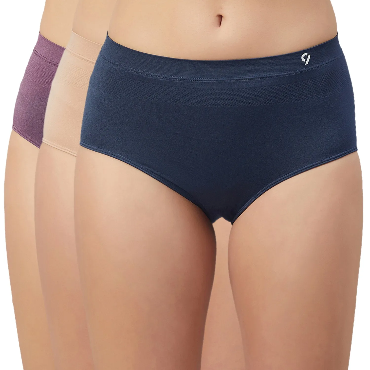 C9 AIRWEAR Solid Hipster Briefs for Women - Packs of 5