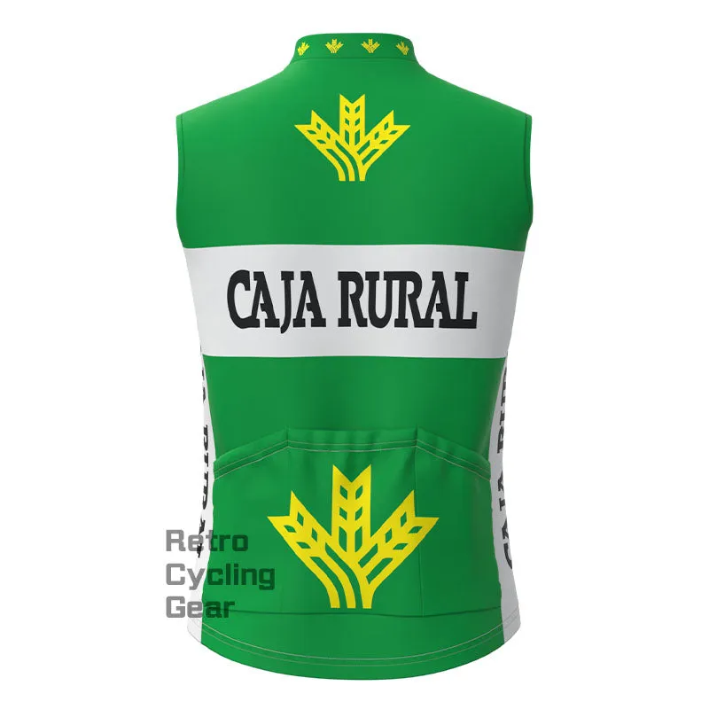 CAIA RURAL Green Fleece Retro Cycling Vest