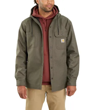 Carhartt Heavyweight Hooded Shirt Jacket - Moss