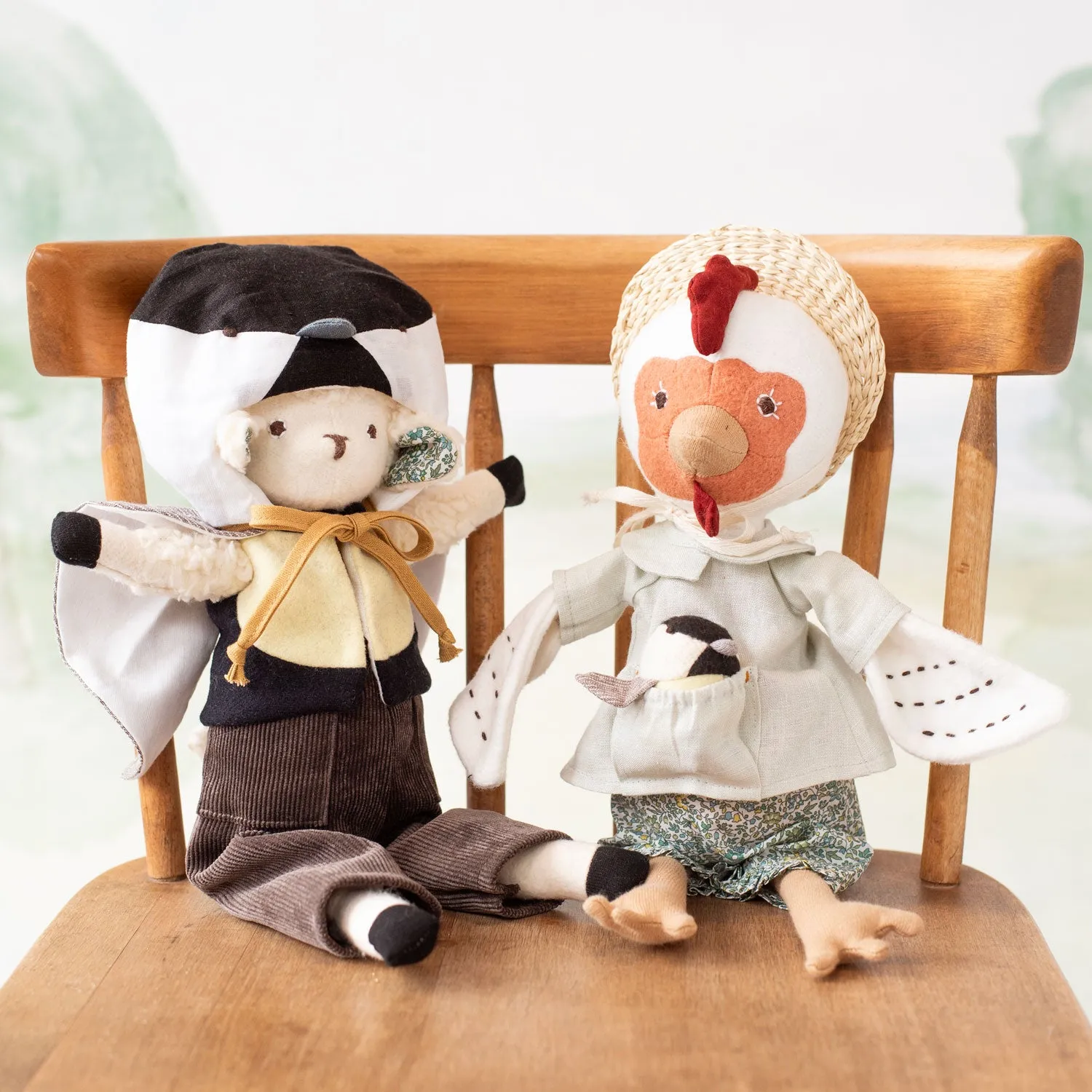 Chickadee Costume Set for Dolls