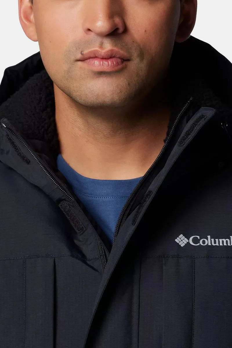 Columbia Landroamer™ Sherpa Lined Waterproof Hooded Jacket (Black)