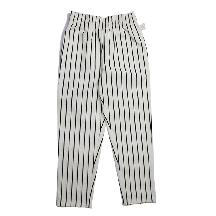 Cookman Chef Pants - Stripe : White x Black