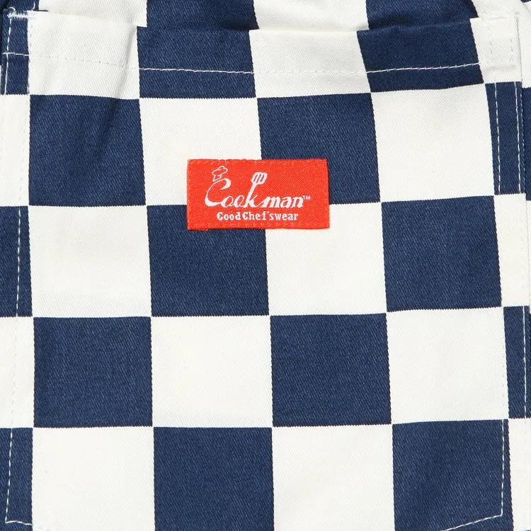 Cookman Chef Short Pants - Checker : Navy