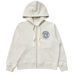 Country Club Fleece Zip Hoodie Eggshell - Unisex