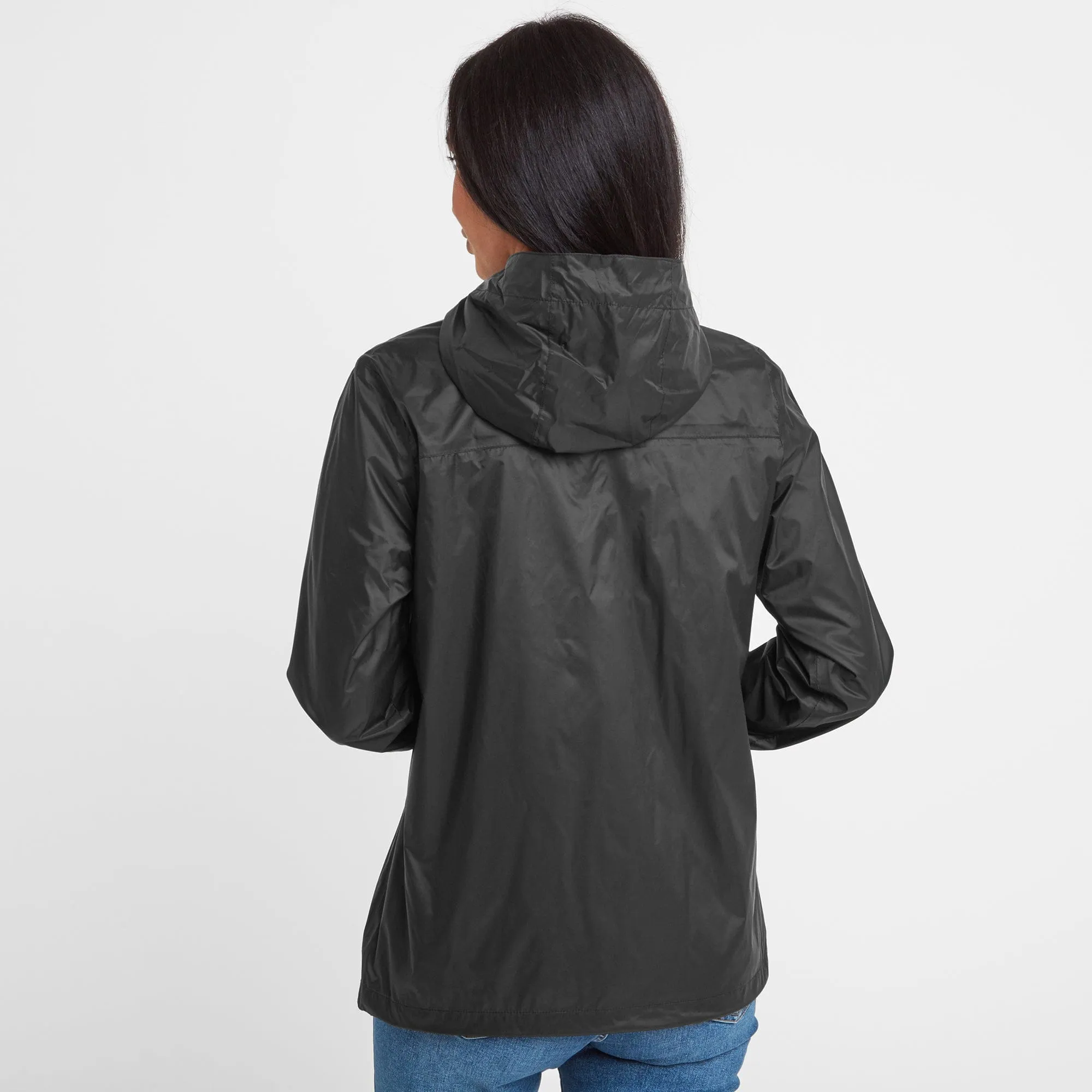 Craven Womens Waterproof Packaway Jacket - Black