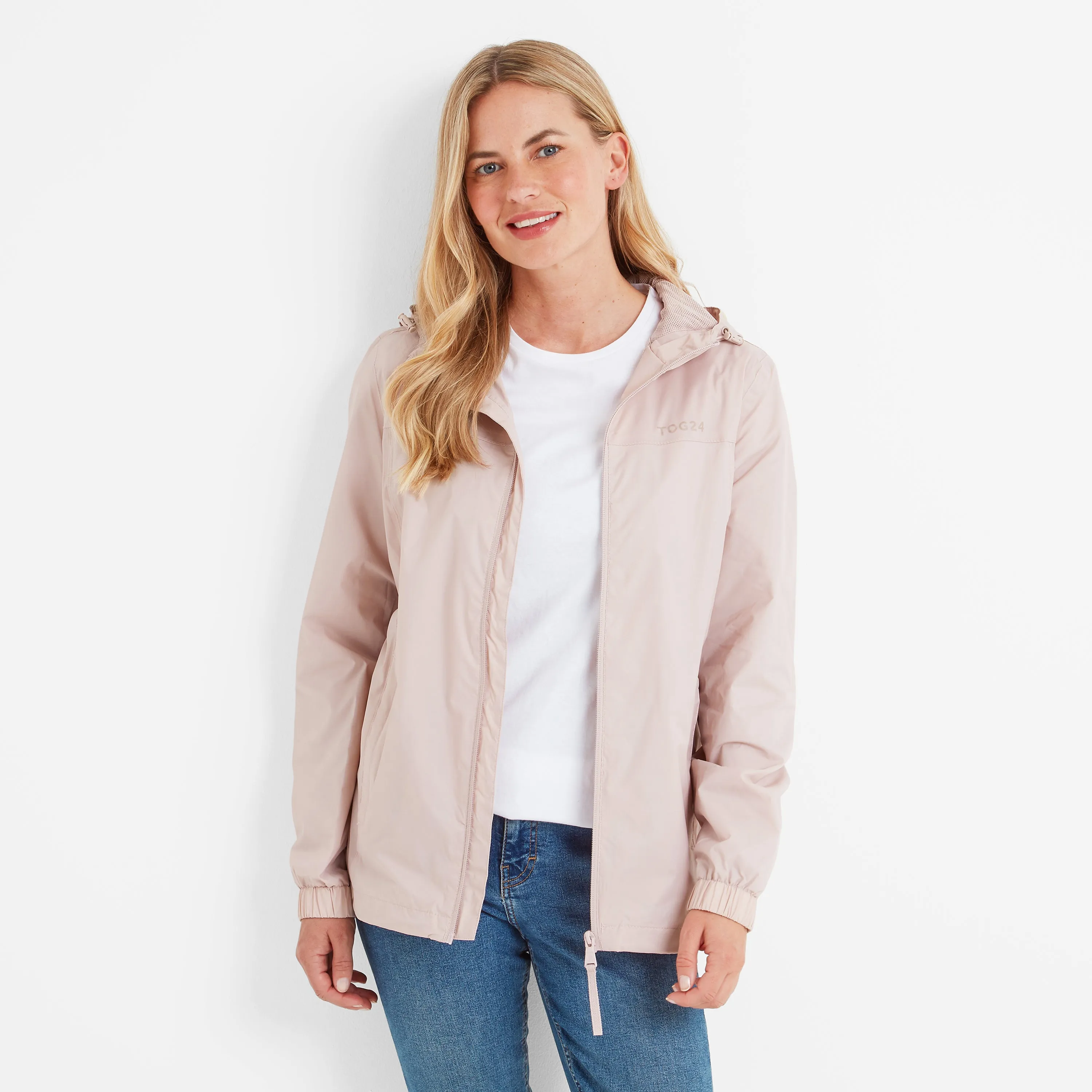 Craven Womens Waterproof Packaway Jacket - Chalk Pink