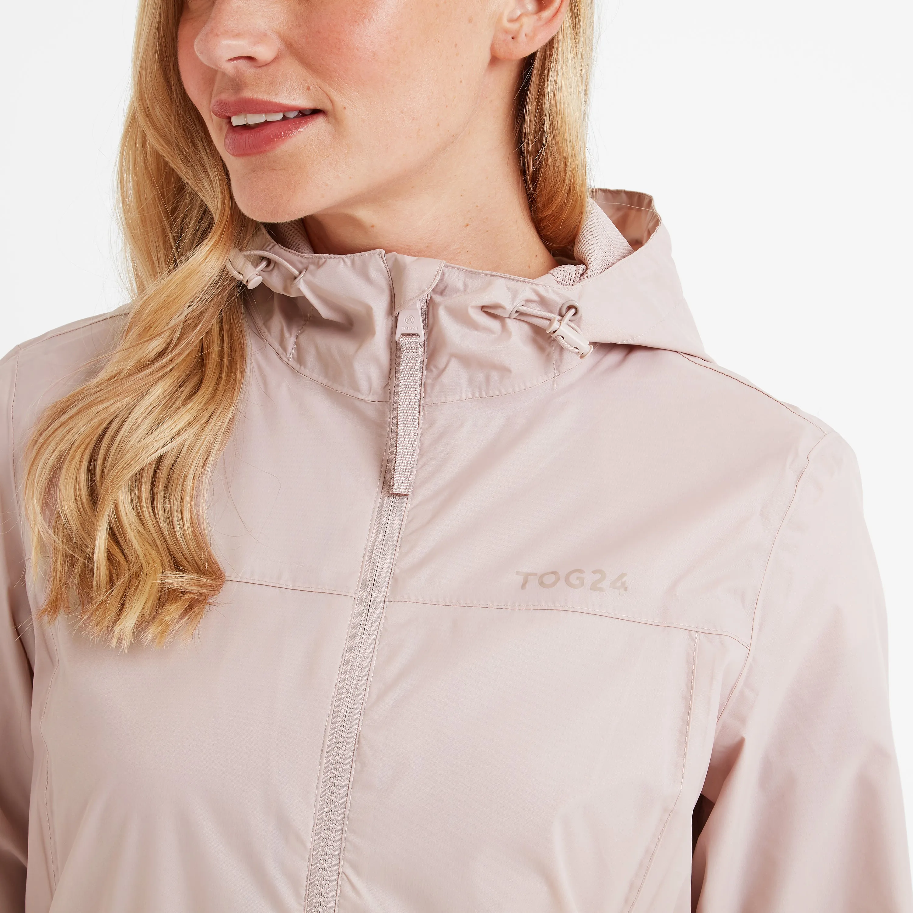 Craven Womens Waterproof Packaway Jacket - Chalk Pink