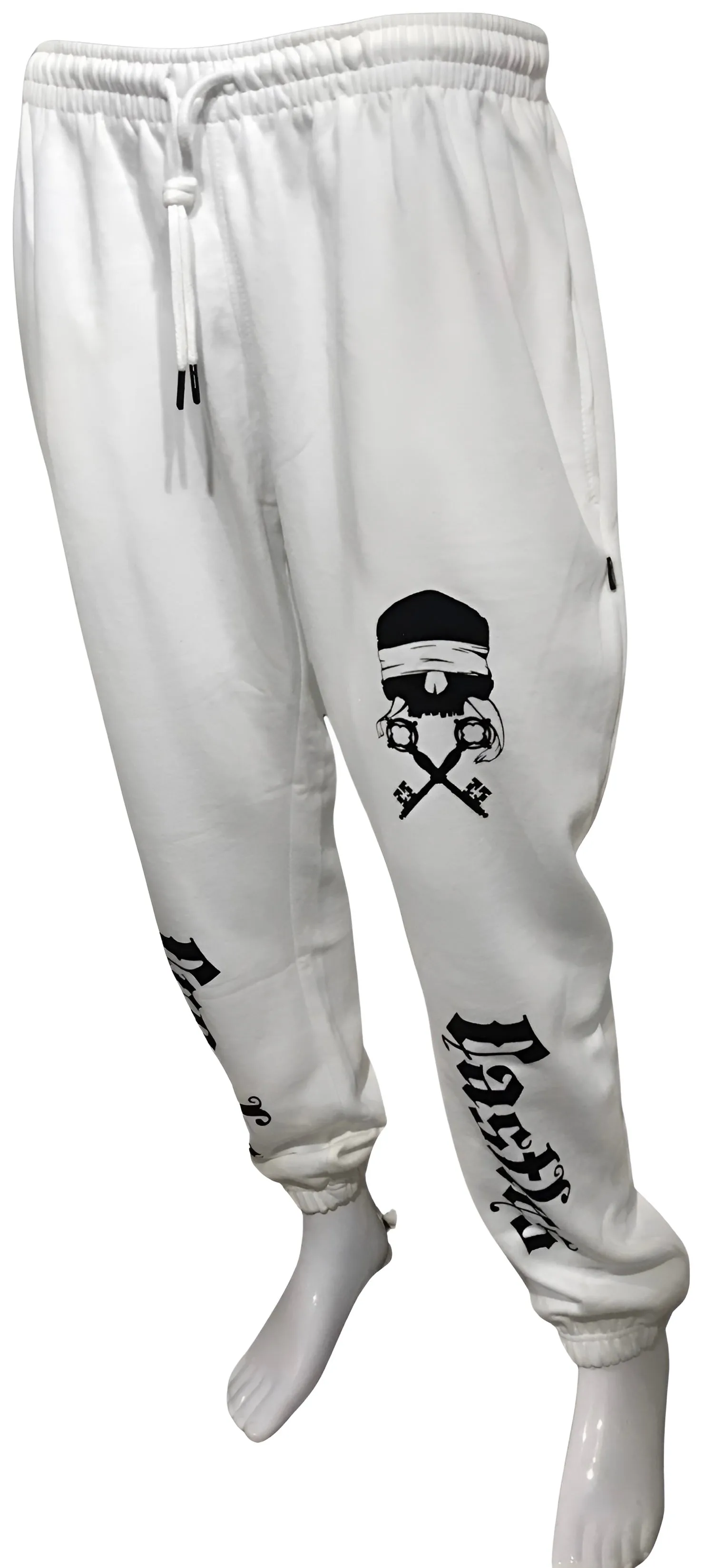 ^CROOKS & CASTLES^ (WHITE) ~GOTHIC~ SWEATPANTS