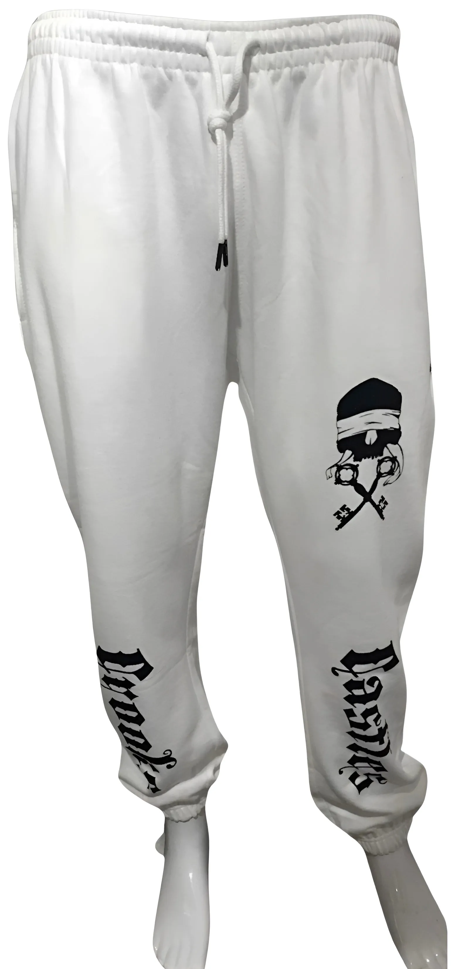 ^CROOKS & CASTLES^ (WHITE) ~GOTHIC~ SWEATPANTS