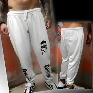 ^CROOKS & CASTLES^ (WHITE) ~GOTHIC~ SWEATPANTS