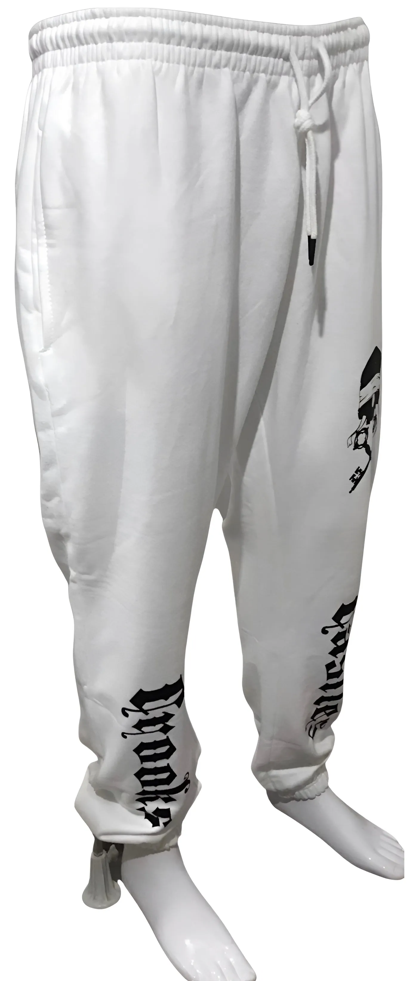 ^CROOKS & CASTLES^ (WHITE) ~GOTHIC~ SWEATPANTS