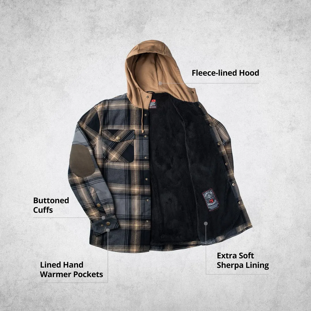 Crosstown Sherpa Lined Flannel Jacket