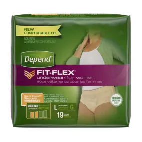 Depend 38536 Underwear, Case of 76