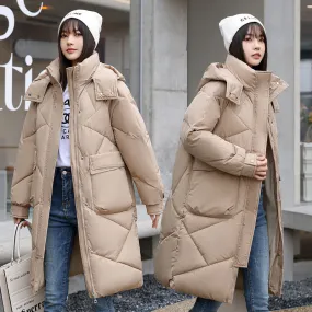 Detachable Hooded Puffer Coat