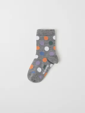 Dotty Merino Kids Socks