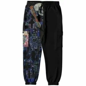 Edgy Sweatpants inspired from Gustav Klimt's Death and Life