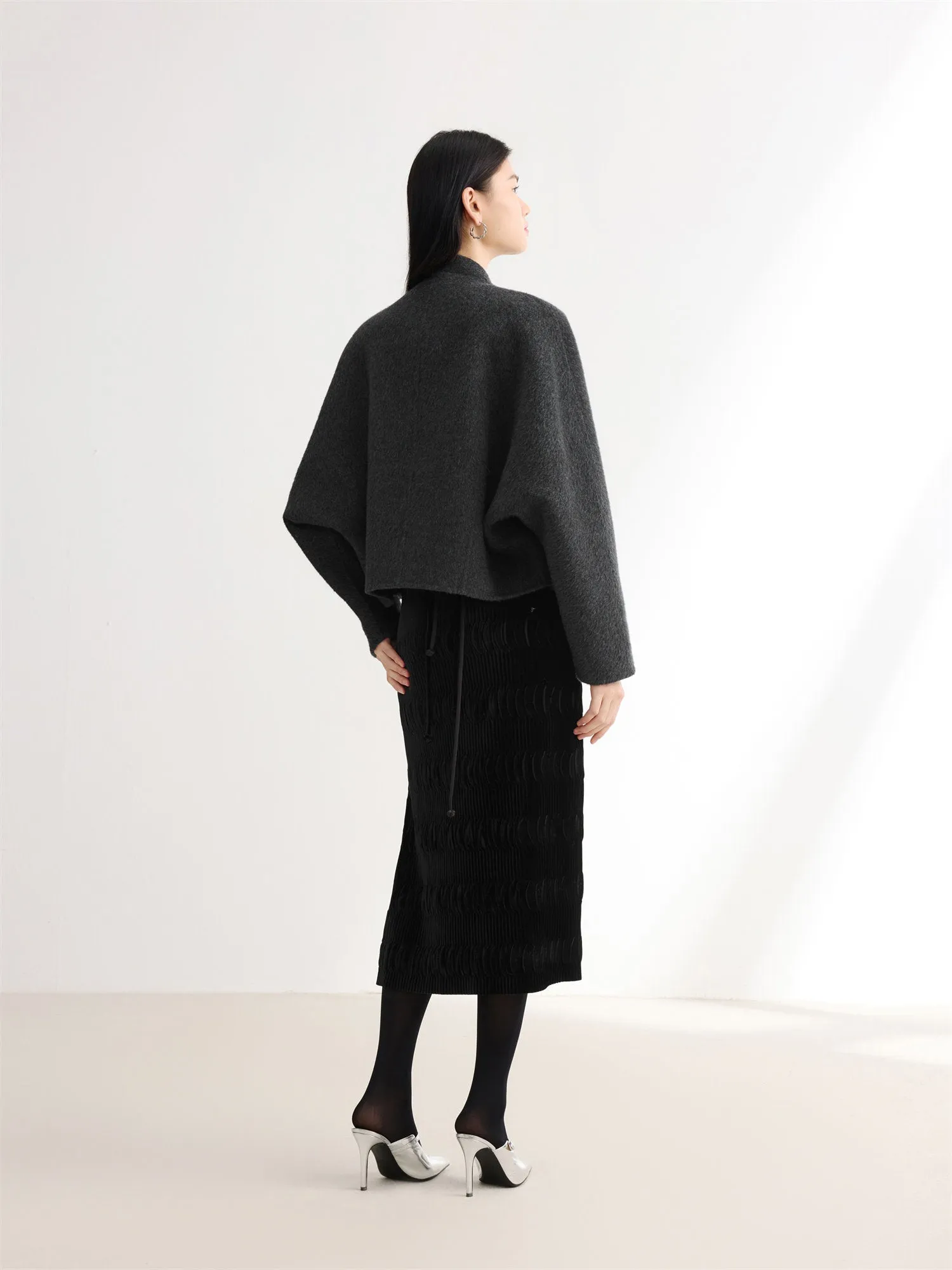 EP YAYING Sheep Wool National Style Coat