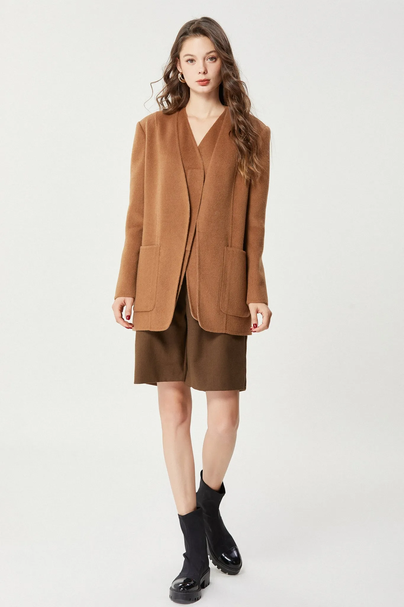 Fangyan | Olga Wool Gilet and Coat Set