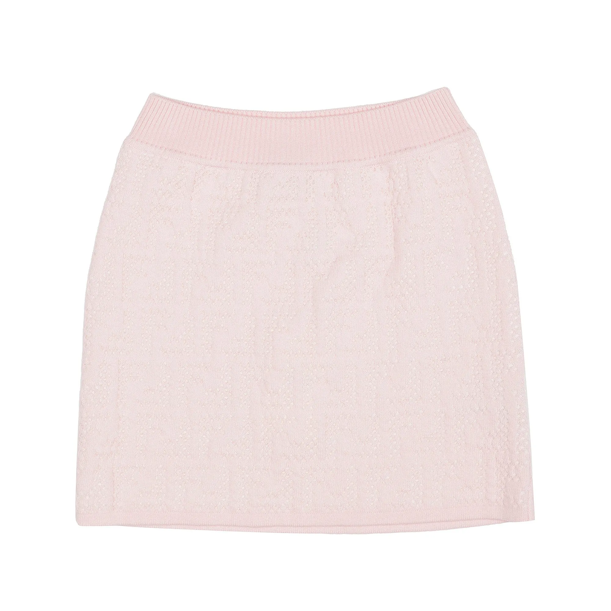 Fendi Pink Knit Skirt