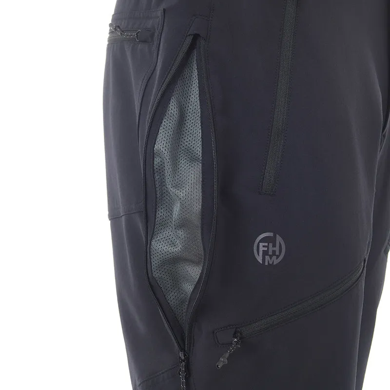 FHM Trek Softshell Pants Mens Black Color