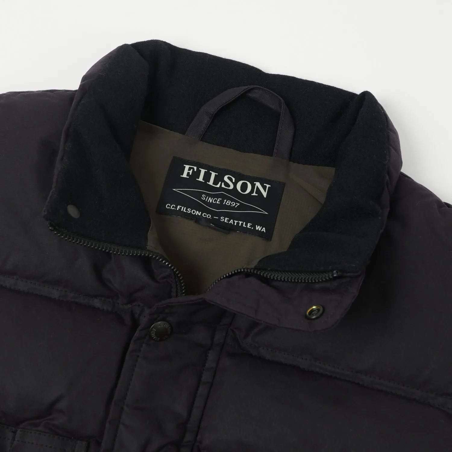 Filson Down Cruiser Vest - Blue Coal