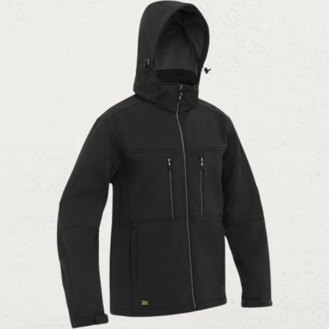 Flex & Move Mens Hooded Soft Shell Jacket