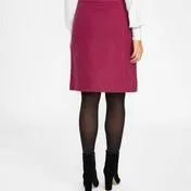 Framboise Moleskin A-Line Skirt