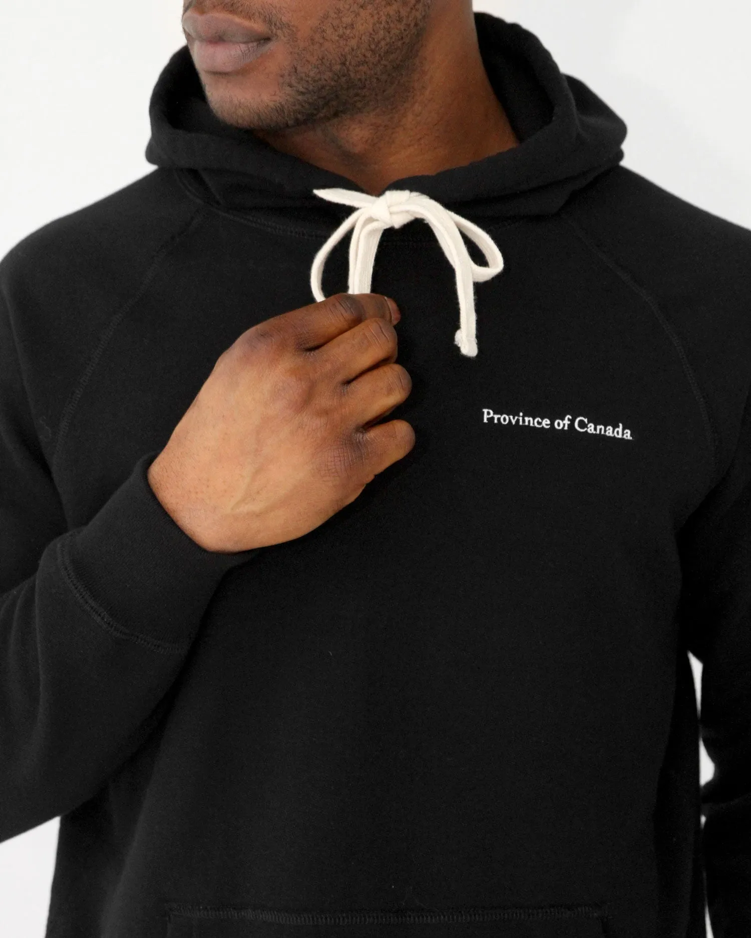 French Terry Hoodie Black - Unisex