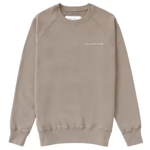 French Terry Sweatshirt Truffle - Unisex