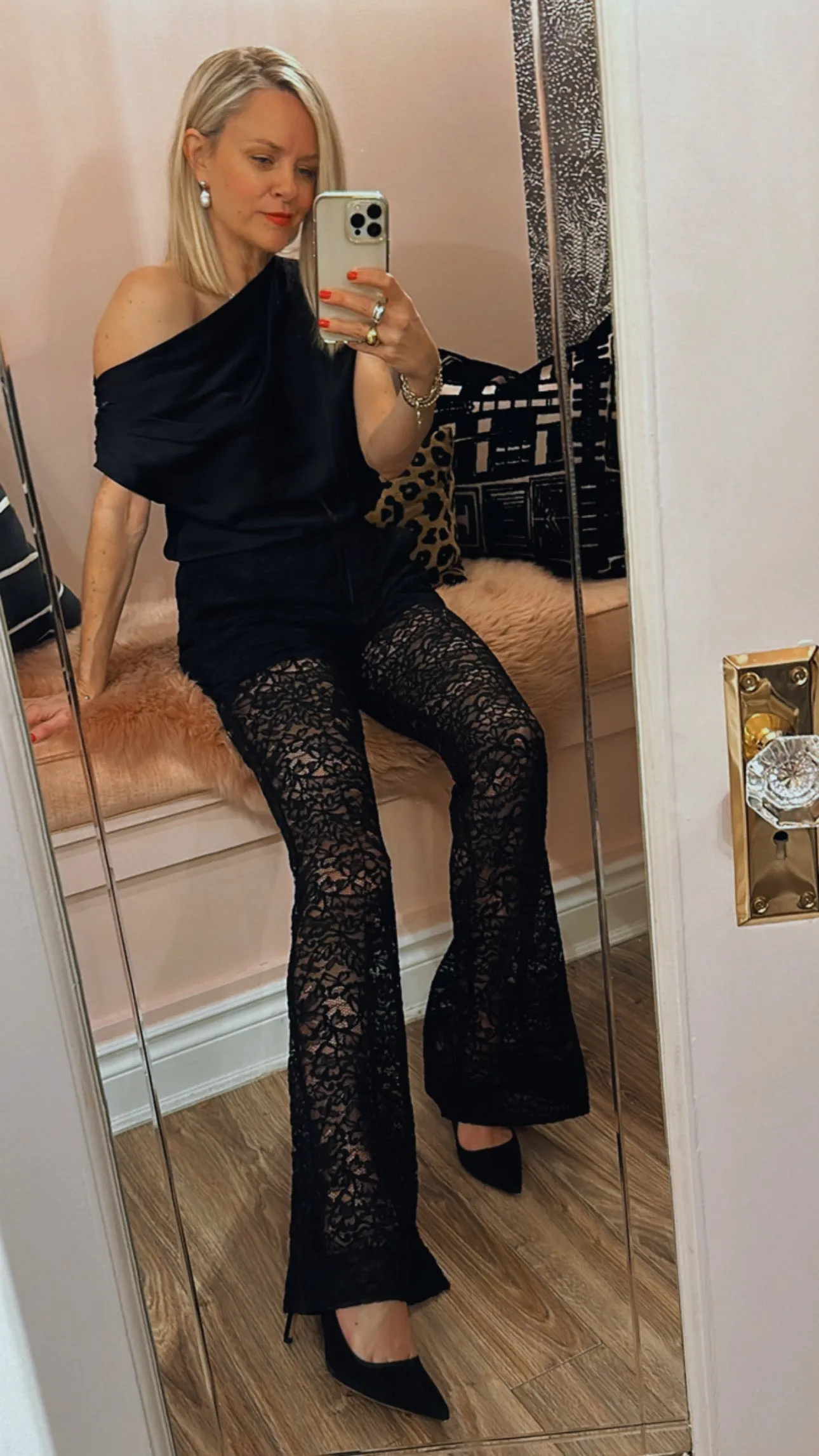 'Gemma' Lace Pant