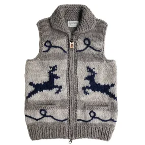 Graphic Deer Head vest-XS,S