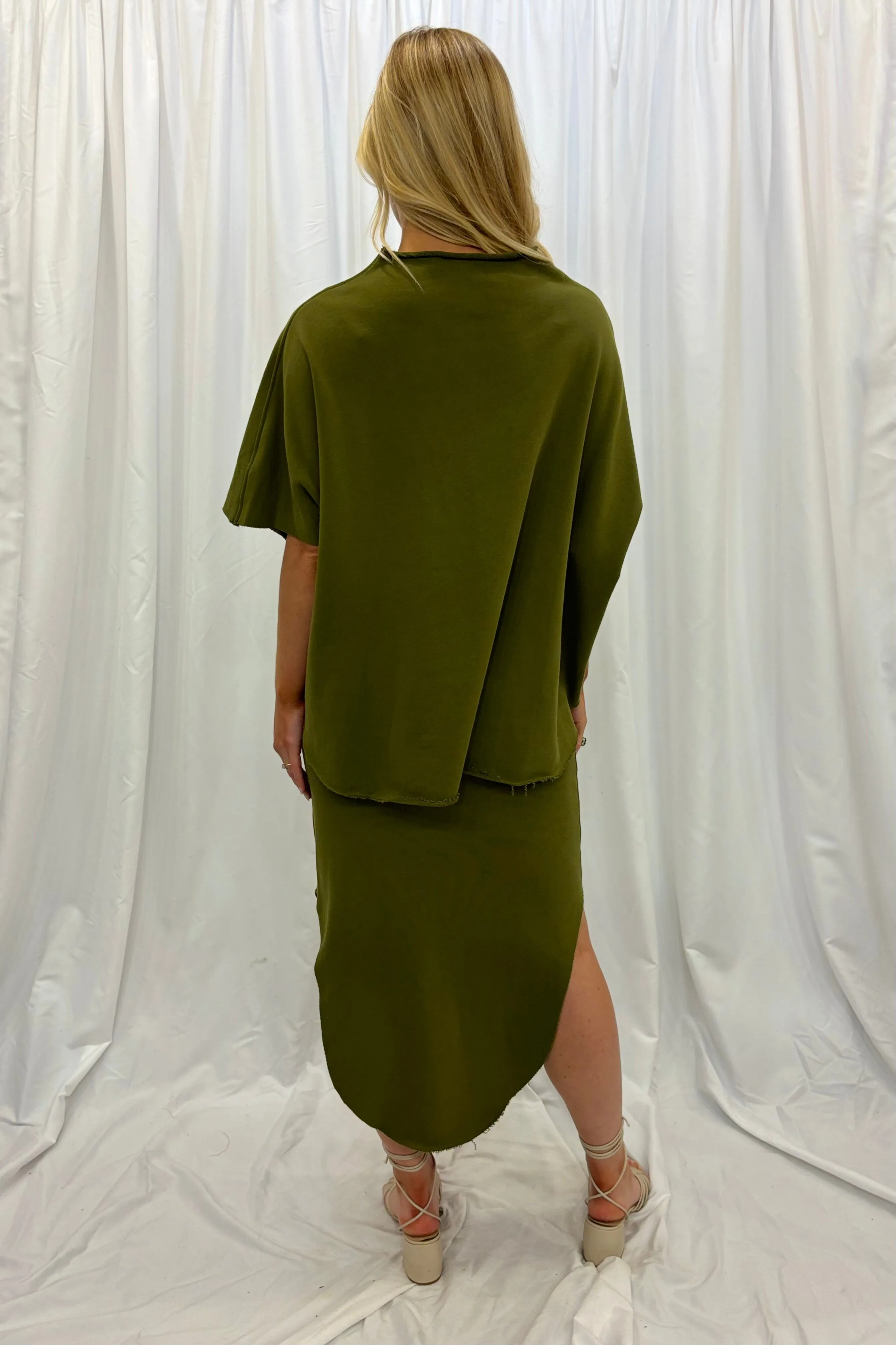 Green Midi Skirt